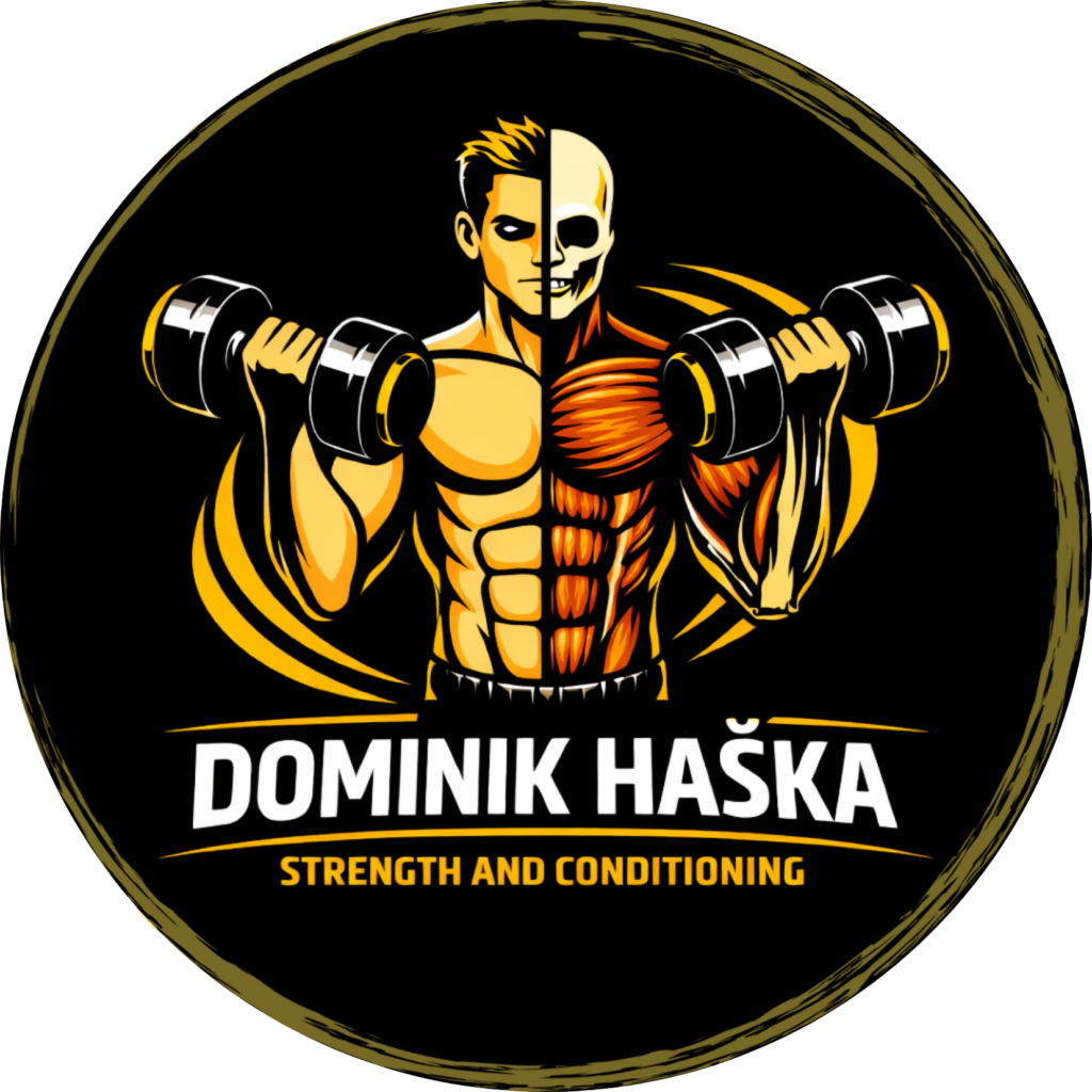 černé fitness logo kulaté